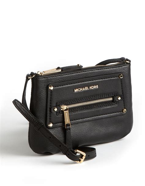 michael michael kors gilmore leather crossbody bag|Michael Kors extra small crossbody.